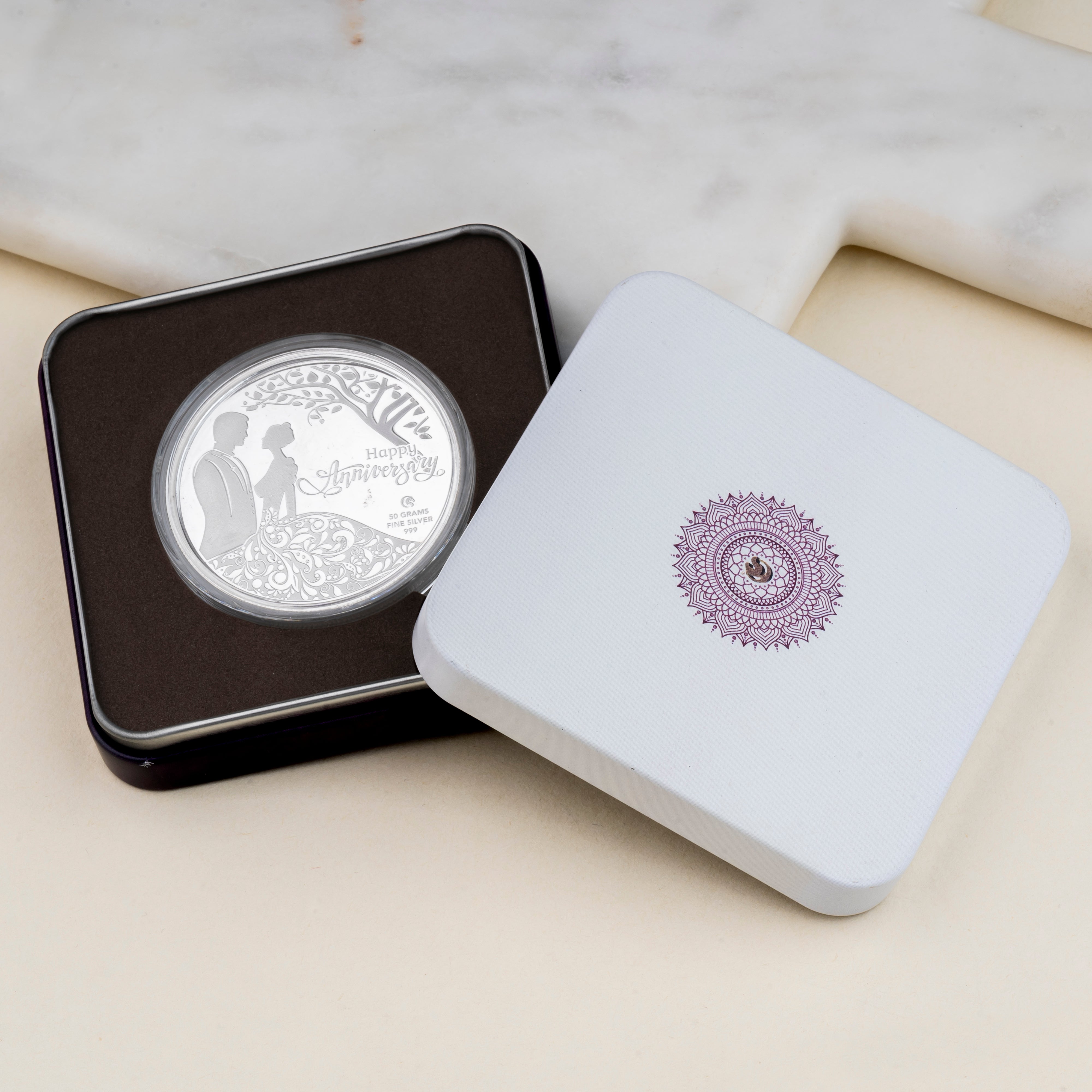 Silver Anniversary Gift Coin