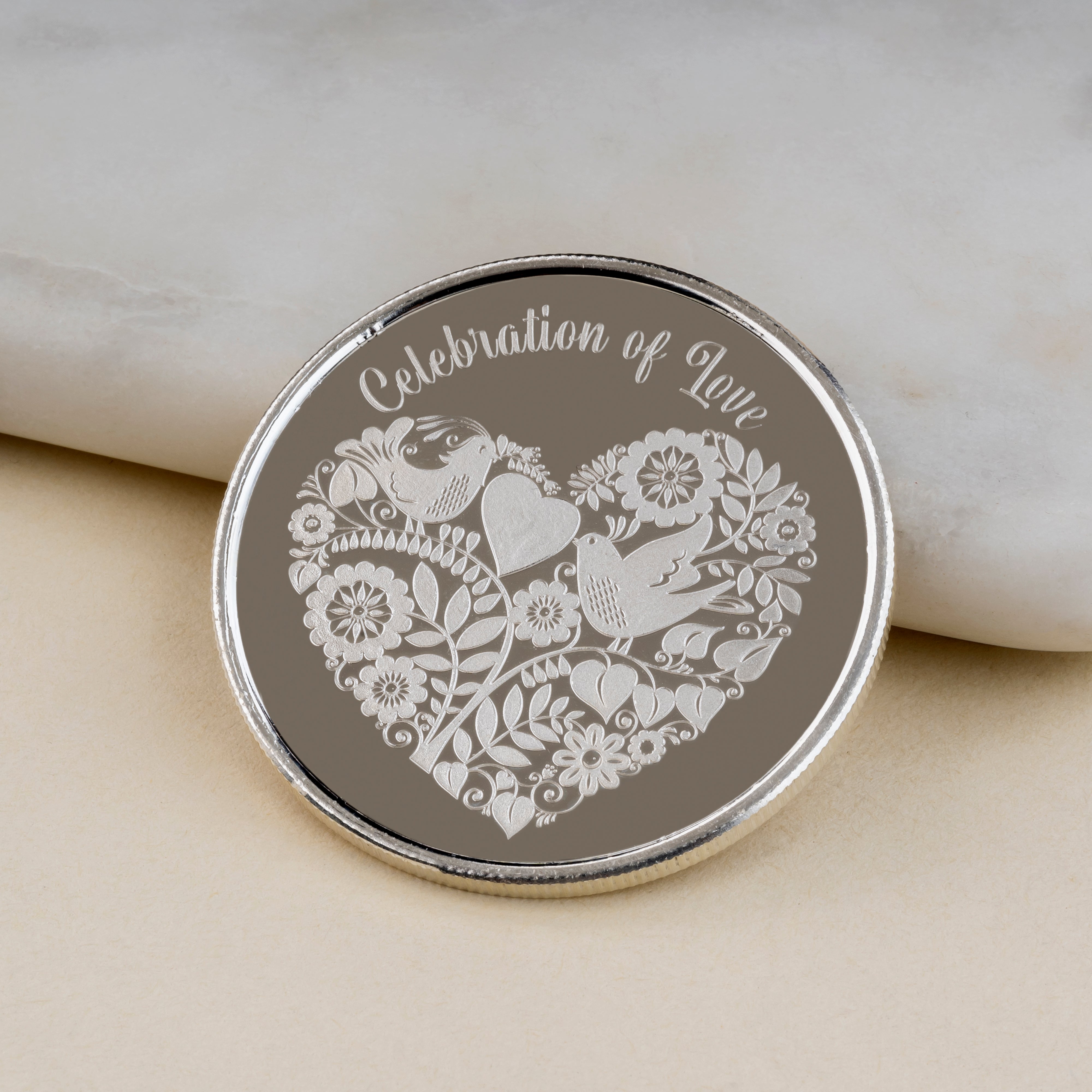 Silver Anniversary Gift Coin
