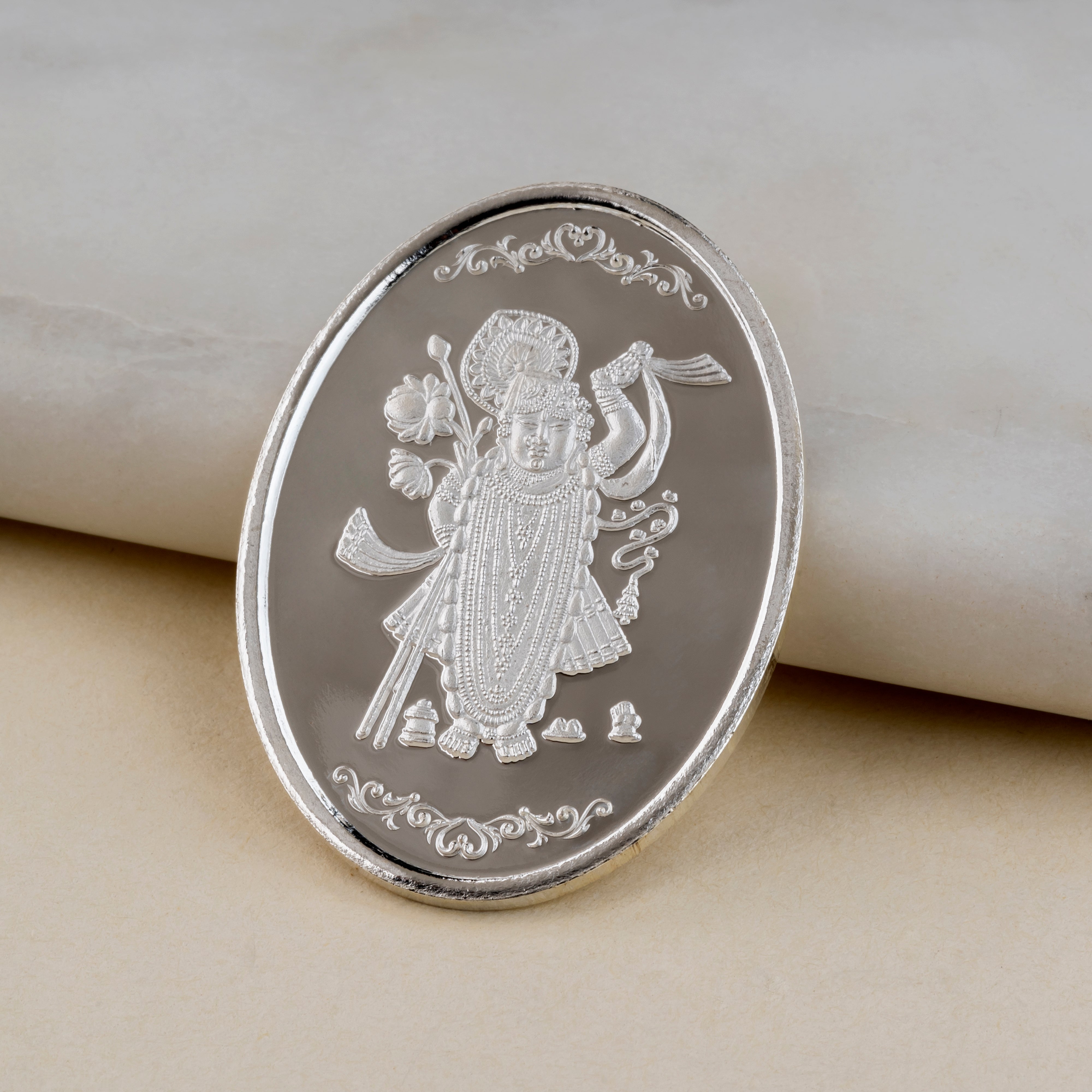 Silver Shree Nath Ji Coin
