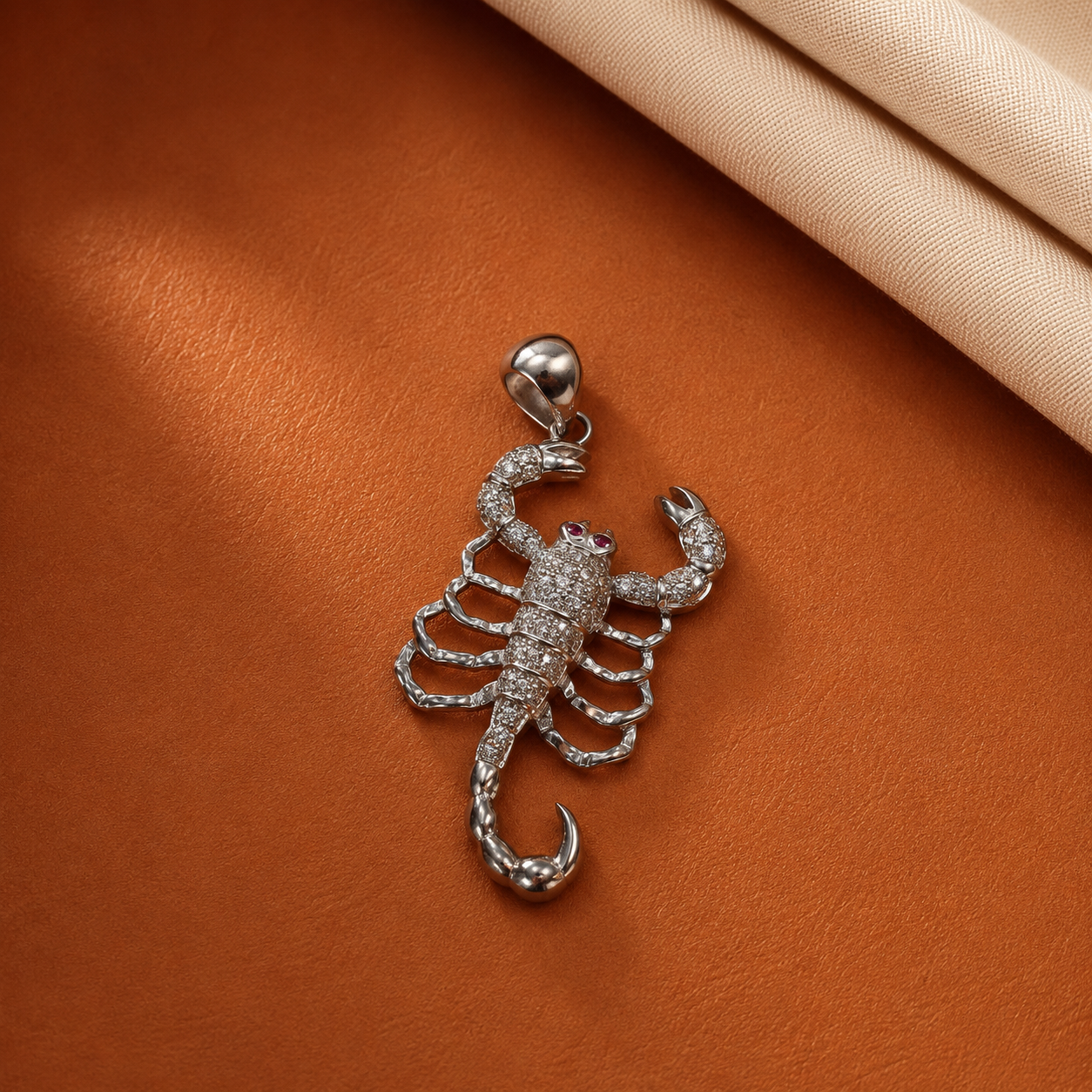 Silver Celestial Scorpio Pendant