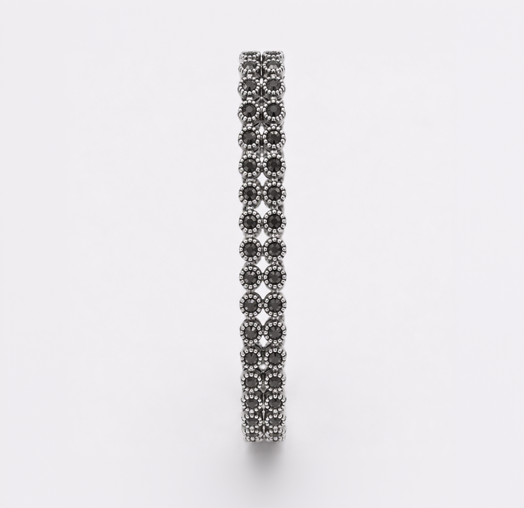 Silver Midnight Spark Marca Bracelet