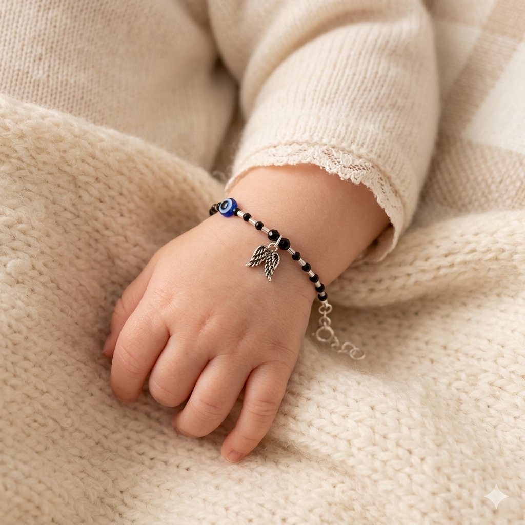 Silver Evil Eye Kids Nazariya